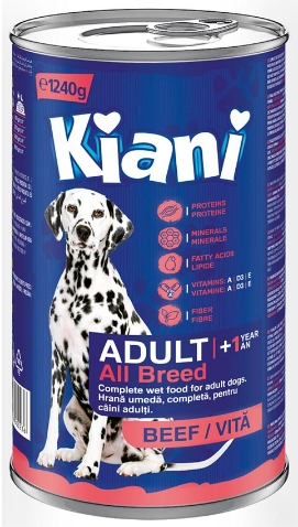 KIANI Adult All Breed cu VITĂ (+1an)